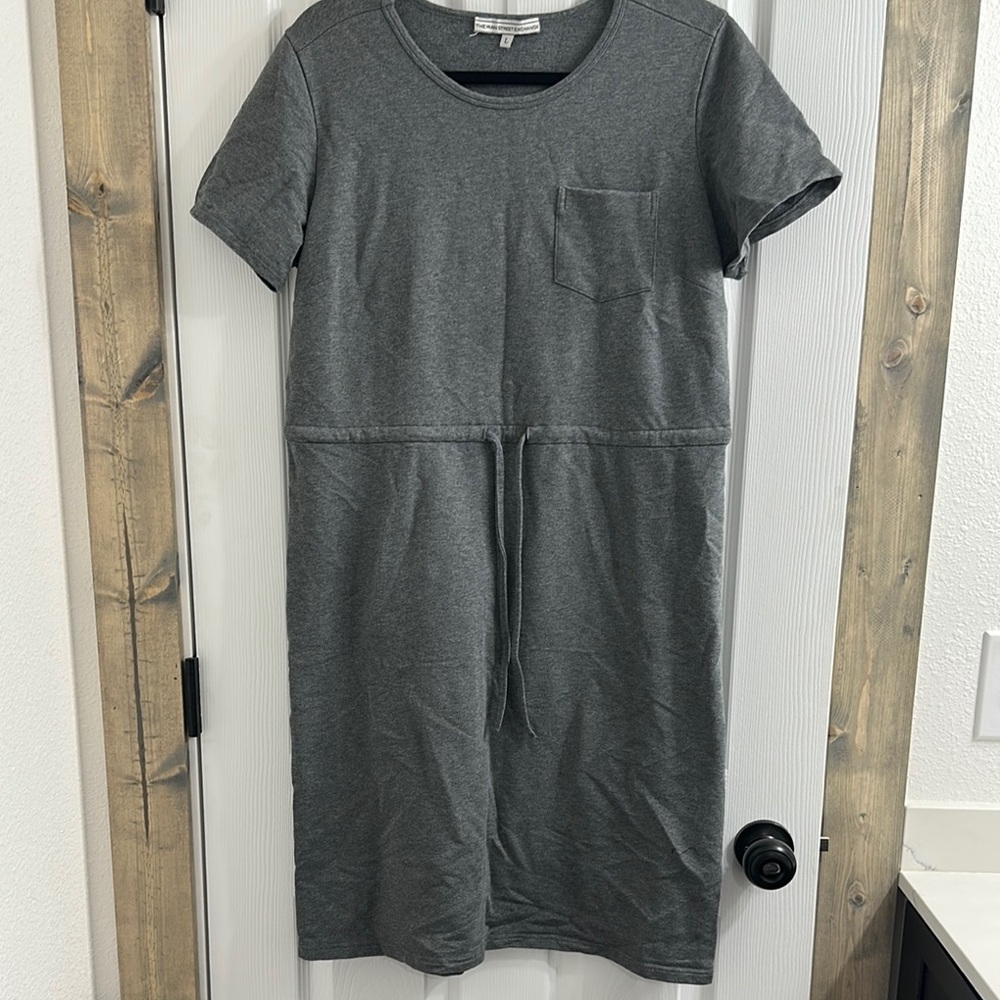 Gray Midi Dress